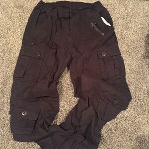 Black Cargo Pants